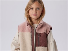 Name It fog color-blocking teddy vest